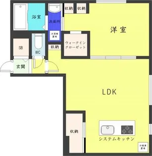 R-fino札幌桑園【1階】の間取り