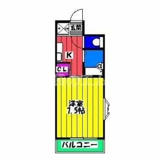 サウスロック博多【305号室】の間取り