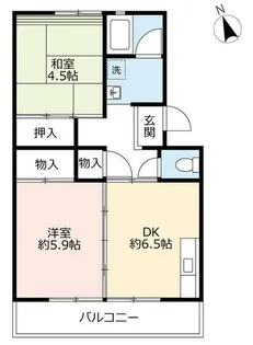 UR箕面粟生第三【0090203号室】の間取り