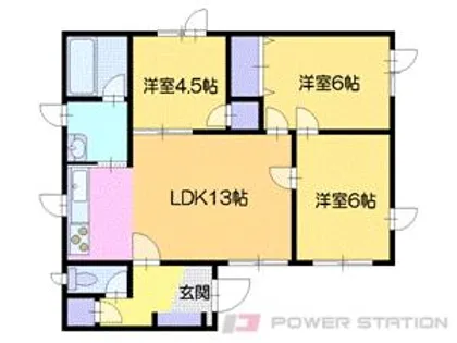 小黒ハイツⅡ【1階】の間取り