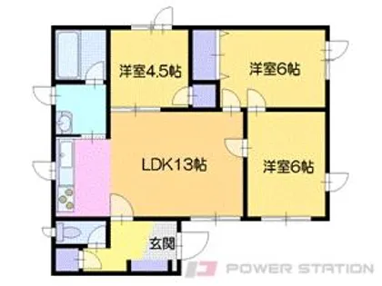 小黒ハイツⅡ【1階】の間取り
