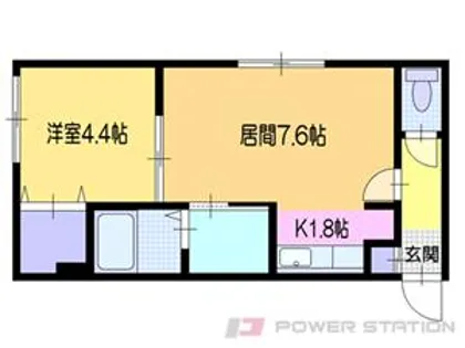 Revia Otaru(レーヴィアオタル)【1階】の間取り