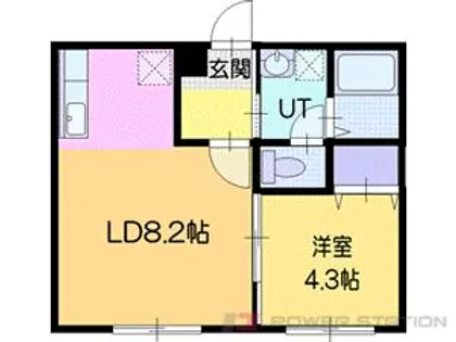 Sky Stairs(スカイステアーズ)【2階】の間取り