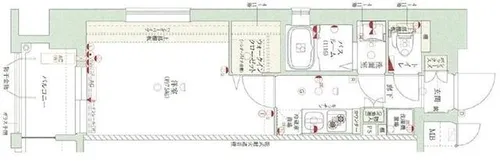 ポルト・ボヌール天王寺ミラージュ【10階】の間取り