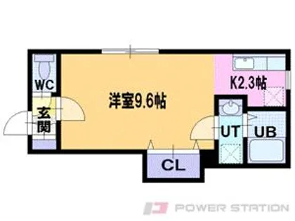 クレセール代々木【1階】の間取り