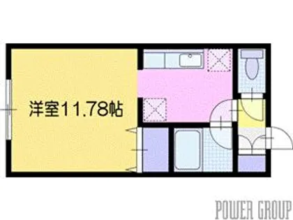 パルコート【1階】の間取り