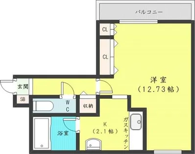 MODULOR南円山【4階】の間取り
