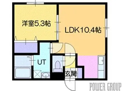 INHERENT1(インヘラントワン)【2階】の間取り