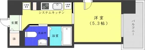 レジディア南1条【7階】の間取り
