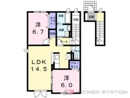 Sanando(サナンド)【2階】の間取り