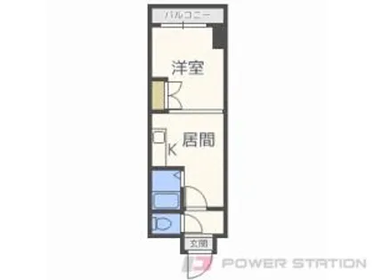 オクタワーズ野幌イーストタワー【4階】の間取り