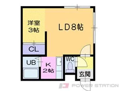 ハイツ東雲II【2階】の間取り