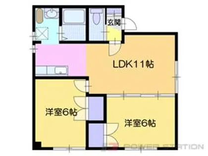 コロポックル【1階】の間取り