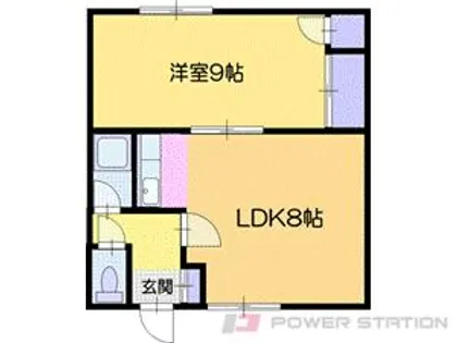 ハッピーハウス【1階】の間取り