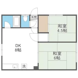 ティアラM44【2階】の間取り