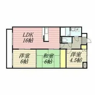 悠和苑【103号室】の間取り
