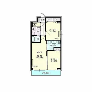 ハイパール桑園【0602号室】の間取り