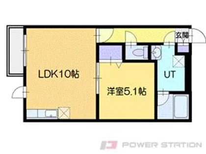 アーバンプレイス【4階】の間取り