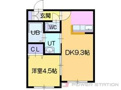 ピースハーモニー向ヶ丘【3階】の間取り