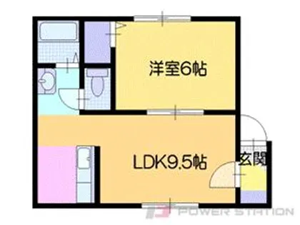 メイユール入船【1階】の間取り