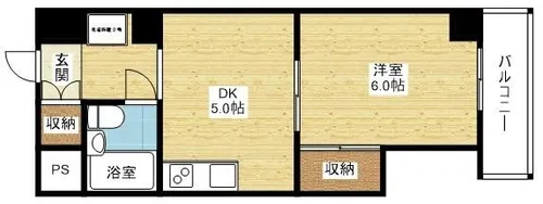 クリテリオン新大阪【5階】の間取り