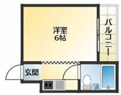 ミタカホーム7番館【5階】の間取り