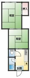 喜連マンション【5階】の間取り
