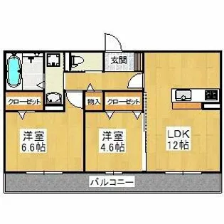 Villa Pino美原【3階】の間取り