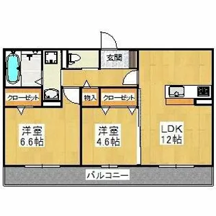 Villa Pino美原【3階】の間取り
