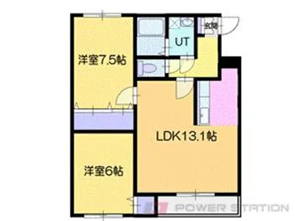 クレール黄金【2階】の間取り