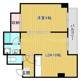 グランコート北梅田【5階】の間取り