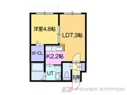 オルセー花園【1階】の間取り