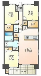 カシータ垂水駅前【6階】の間取り