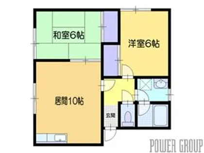 ナイスコーポ88【2階】の間取り