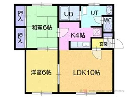 コーポながはし【2階】の間取り