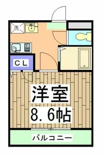 エレガンス西院【2階】の間取り