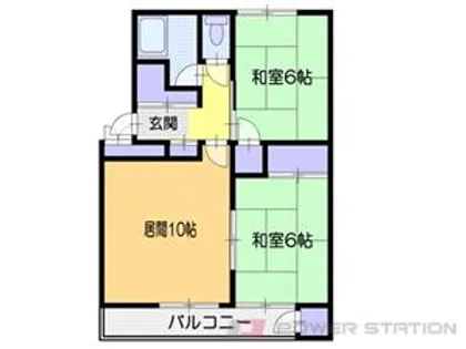 リバティア奥沢【4階】の間取り