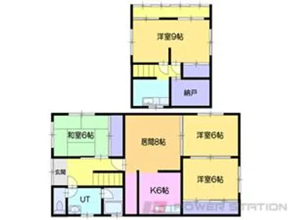 北海道小樽市松ケ枝1丁目【一戸建】の間取り
