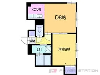 リバーサイド青葉Ⅰ【1階】の間取り