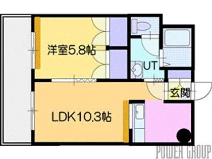 ハイツTKYⅡ【3階】の間取り