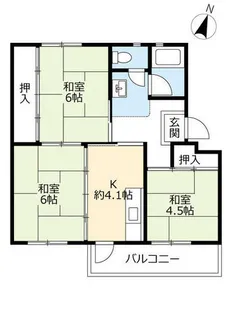 UR豊明【0100403号室】の間取り