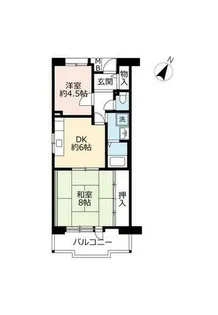 URシティコート下新庄【0020904号室】の間取り