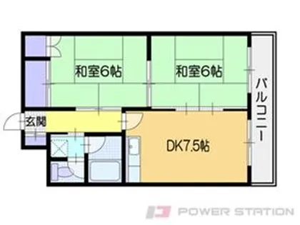 富岡レジデンス【2階】の間取り