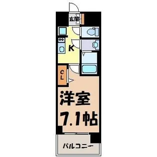 プレサンスTHE栄【13階】の間取り