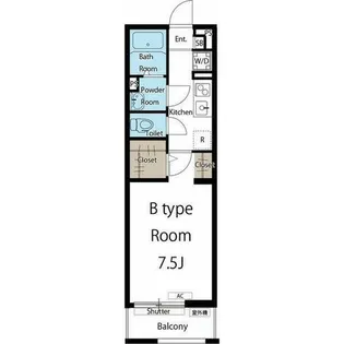 リブリ・メイオール【3階】の間取り