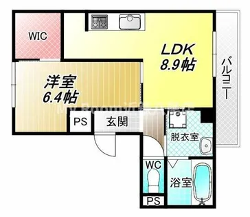 フルリール【2階】の間取り