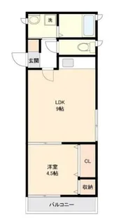ランドベアー21Ⅱ【101号室】の間取り