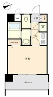 ロマネスク下到津【502号室】の間取り