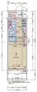 プレサンス今池駅前フェルディノ【4階】の間取り