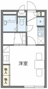 リーザ美園【2階】の間取り